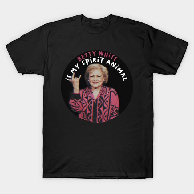 Betty White T-Shirt by WPAP46